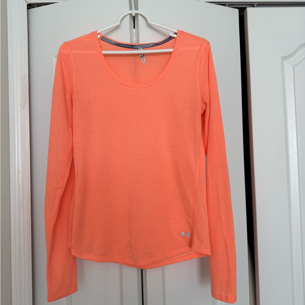 Under Armour Women's Bright Coral Long Sleeve Tee